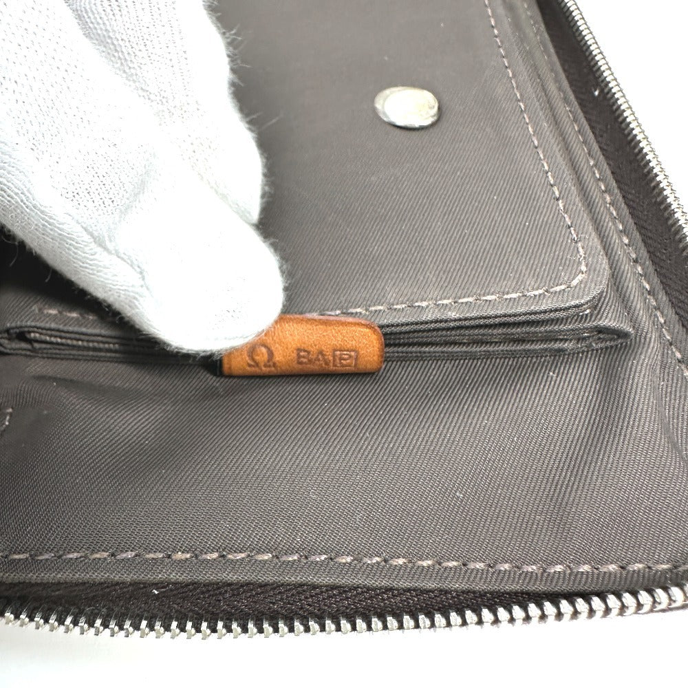 HERMES Horse Steeple PM Compact Wallet, Zip-Around Bifold Canvas, Unisex, Orange