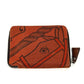 HERMES Horse Steeple PM Compact Wallet, Zip-Around Bifold Canvas, Unisex, Orange