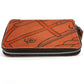 HERMES Horse Steeple PM Compact Wallet, Zip-Around Bifold Canvas, Unisex, Orange