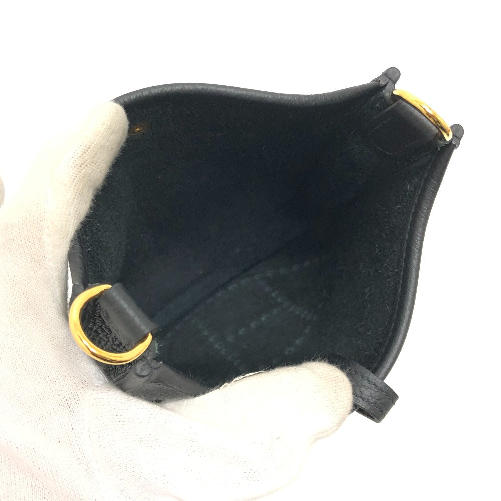 HERMES H069426CK エブリンTPM アマゾーヌ カバン 斜め掛け ポシェット ミニバッグ ショルダーバッグ トリヨンクレマンス レディース ブラック