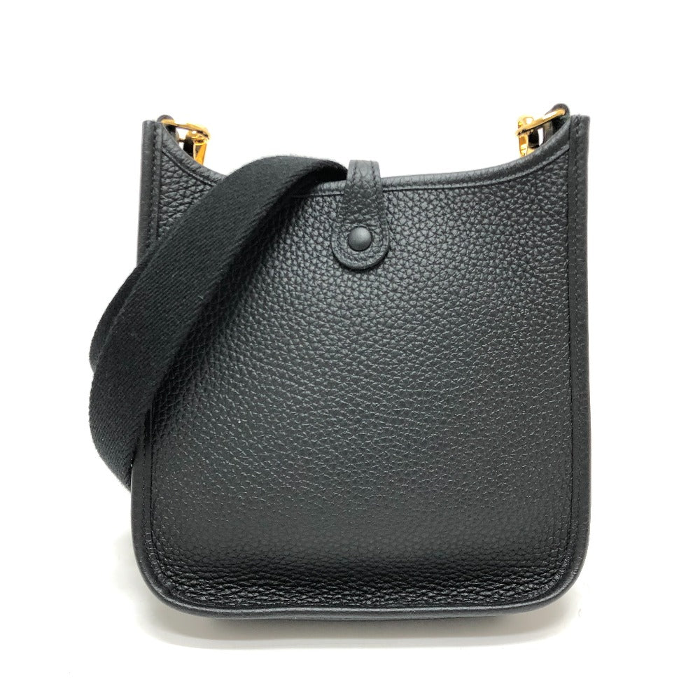 HERMES H069426CK エブリンTPM アマゾーヌ カバン 斜め掛け ポシェット ミニバッグ ショルダーバッグ トリヨンクレマンス レディース ブラック