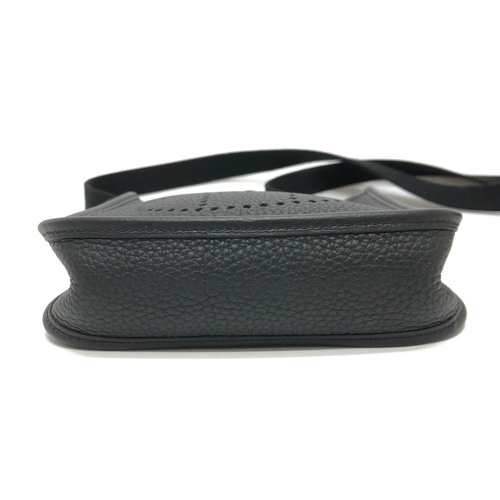 HERMES H069426CK エブリンTPM アマゾーヌ カバン 斜め掛け ポシェット ミニバッグ ショルダーバッグ トリヨンクレマンス レディース ブラック