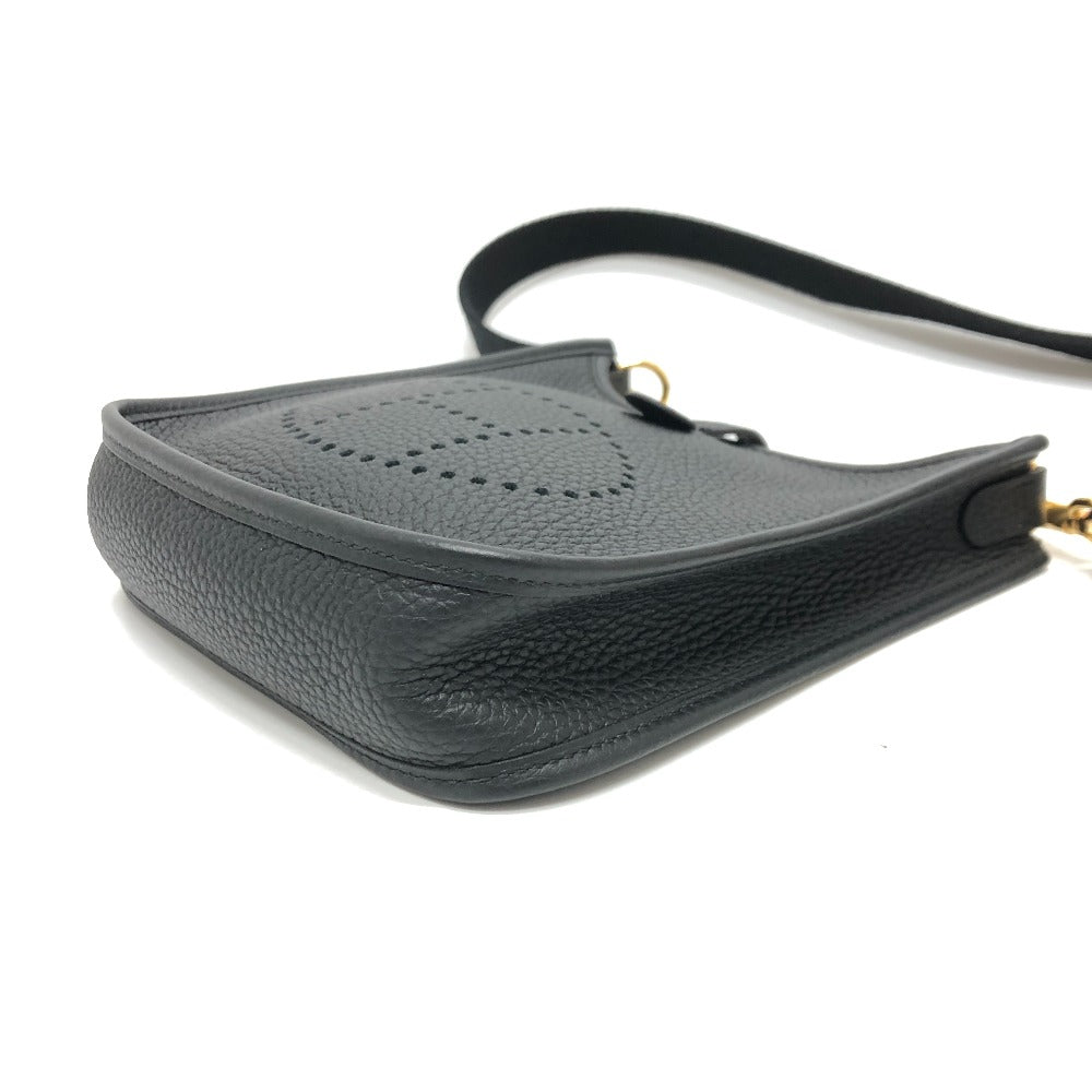 HERMES H069426CK エブリンTPM アマゾーヌ カバン 斜め掛け ポシェット ミニバッグ ショルダーバッグ トリヨンクレマンス レディース ブラック