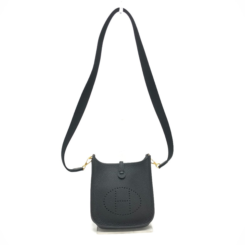 HERMES H069426CK エブリンTPM アマゾーヌ カバン 斜め掛け ポシェット ミニバッグ ショルダーバッグ トリヨンクレマンス レディース ブラック