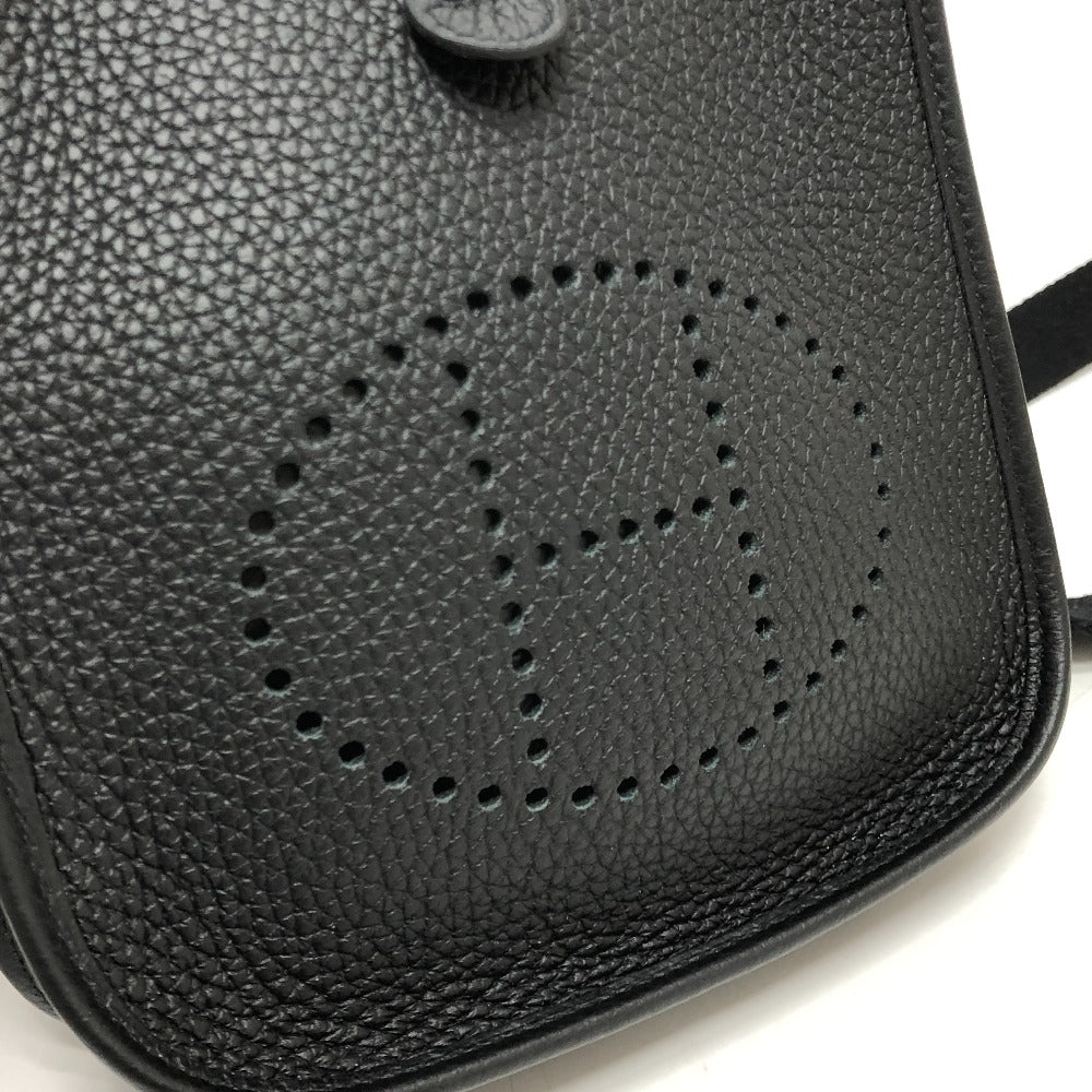 HERMES H069426CK エブリンTPM アマゾーヌ カバン 斜め掛け ポシェット ミニバッグ ショルダーバッグ トリヨンクレマンス レディース ブラック