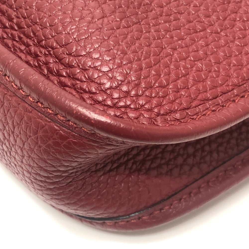 HERMES Evelyn TPM Evelyn TPM 16 Crossbody bag GoldHardware Shoulder Bag Taurillon Clemence Rouge Ash Red Used