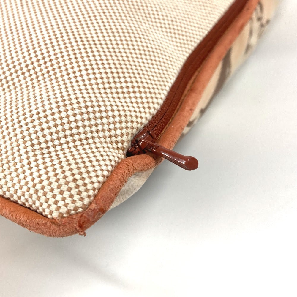 HERMES ロゴ 馬柄 ピロー 枕 インテリア クッション コットン ユニセックス マルチカラー