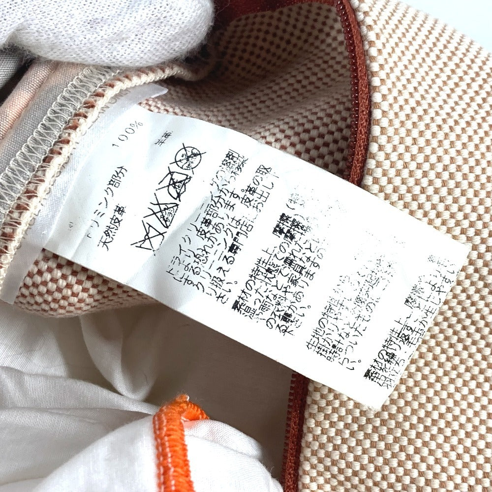 HERMES ロゴ 馬柄 ピロー 枕 インテリア クッション コットン ユニセックス マルチカラー