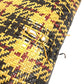 HERMES Check Braid pillow pillow interior cushion Leather yellow Used