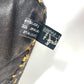 HERMES Check Braid pillow pillow interior cushion Leather yellow Used