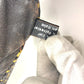 HERMES Check Braid pillow pillow interior cushion Leather yellow Used