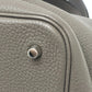 HERMES Picotin Lock MM Picotin MM Silver Hardware Bag Handbag Taurillon Clemence Leather Women's Etoupe Grey