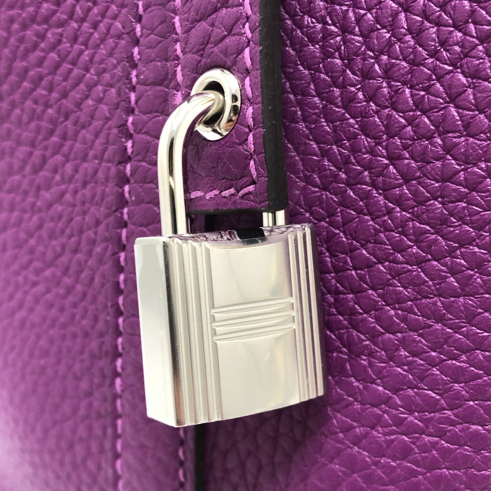 HERMES ピコタンロックPM ピコタンロック PM ハンドバック バック カバン ピコタン ハンドバッグ レザー レディース アネモネ パープル