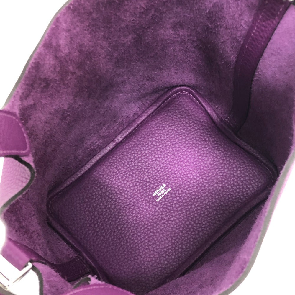 HERMES ピコタンロックPM ピコタンロック PM ハンドバック バック カバン ピコタン ハンドバッグ レザー レディース アネモネ パープル