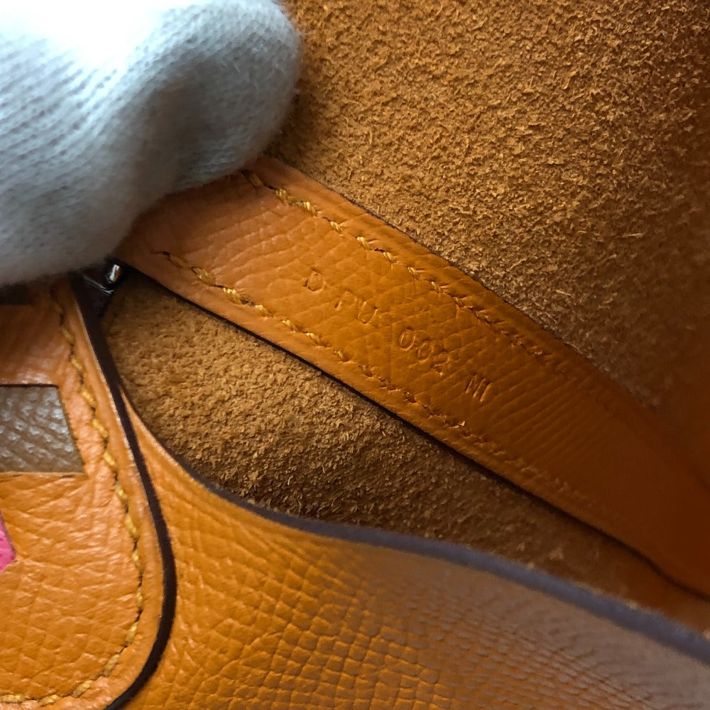 HERMES ピコタンロック PM ピコタン ピコタンロックPM トレサージュ バッグ カバン ハンドバック PM ハンドバッグ エプソン レディース アプリコット オレンジ