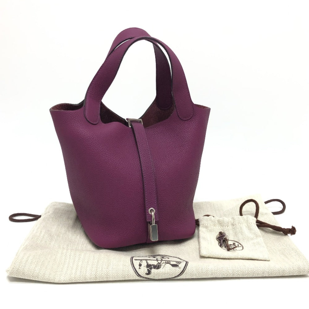 HERMES ピコタンロックPM ピコタンロック PM ハンドバック ピコタン バック カバン ハンドバッグ トゴ レディース アネモネ パープル