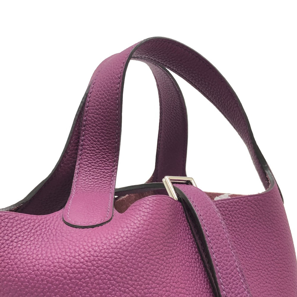 HERMES ピコタンロックPM ピコタンロック PM ハンドバック ピコタン バック カバン ハンドバッグ トゴ レディース アネモネ パープル
