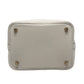 HERMES Picotin Rock PM 18 Picotin PM GoldHardware Bag Hand Bag Taurillon Clemence Beton White Used