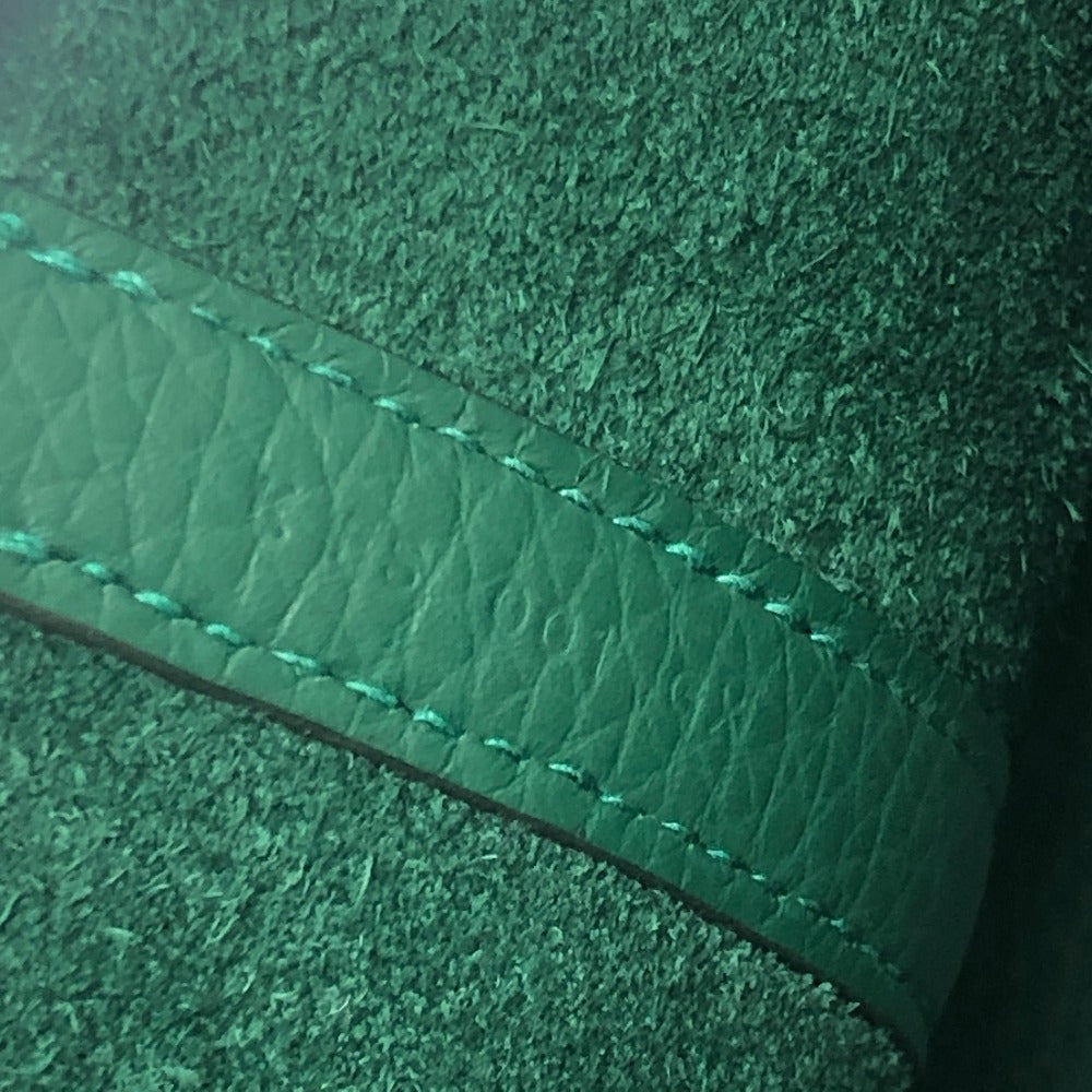 HERMES Picotin Rock PM 18 Picotin PM Bag Hand Bag Taurillon Clemence Vert Moyen x SVHardware Green Used