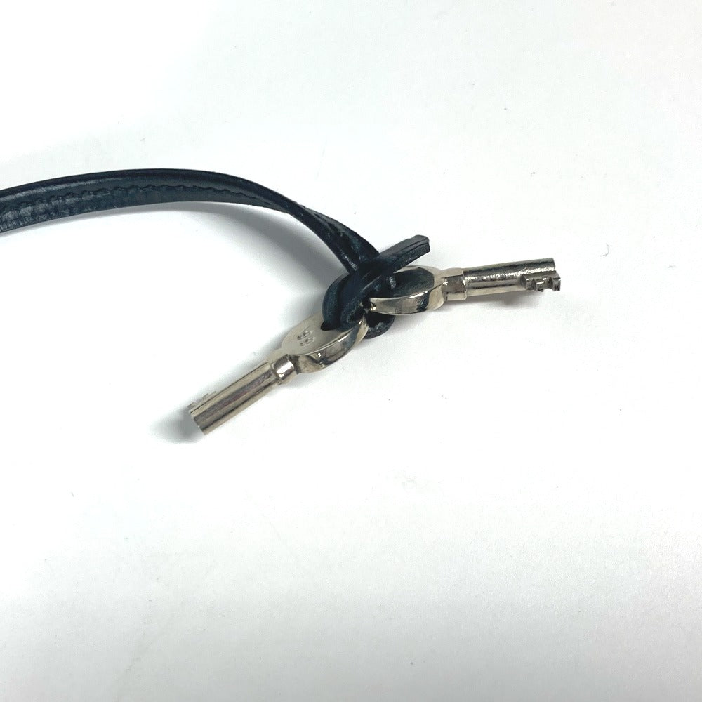 HERMES カバン ポーチ キリウス ストラップ付 クラッチバッグ ボックスカーフ メンズ ブラック - brandshop-reference