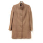 MAX MARA STUDIO スタンドカラーコート 長袖 アパレル ロングコート ウール レディース ブラウン