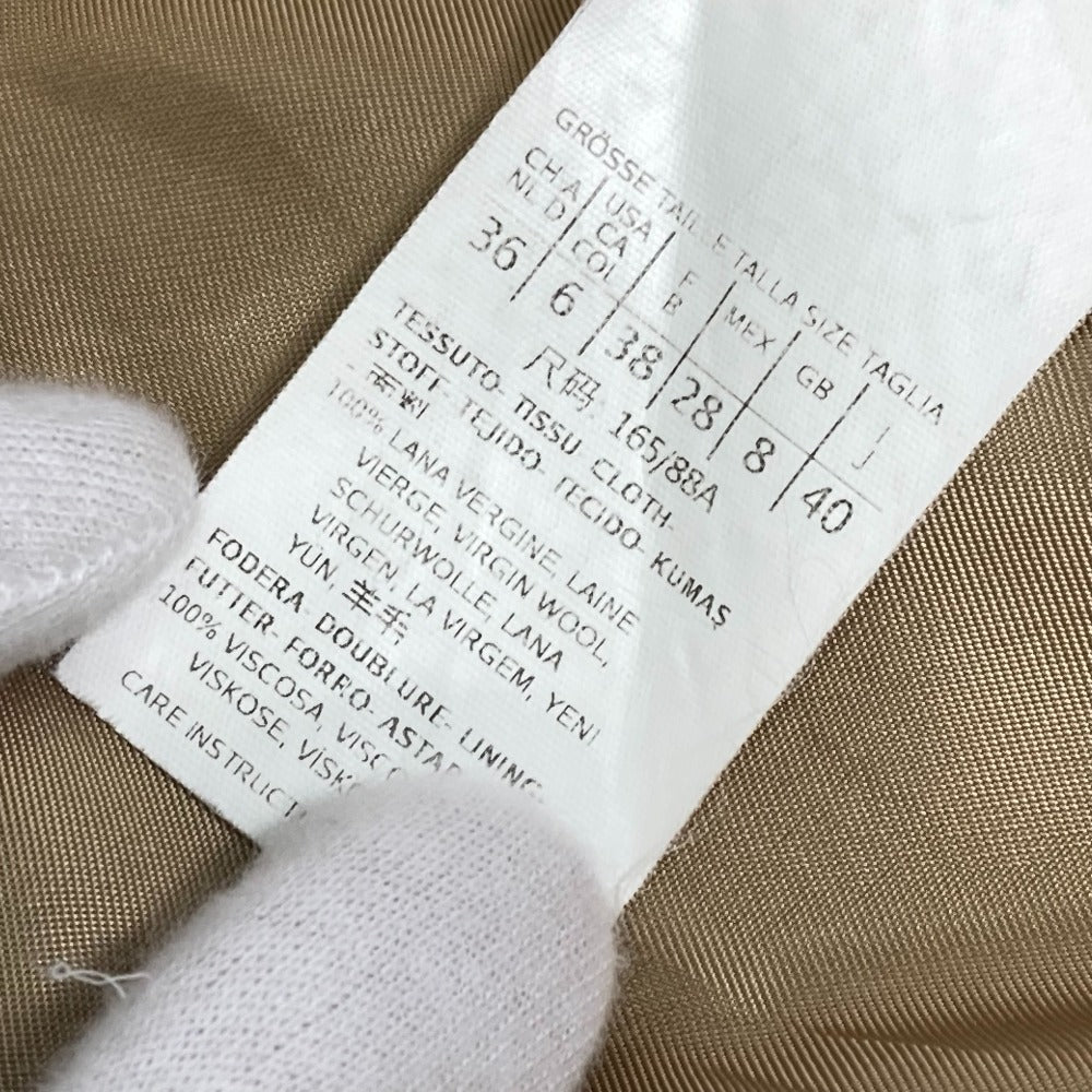 MAX MARA STUDIO スタンドカラーコート 長袖 アパレル ロングコート ウール レディース ブラウン