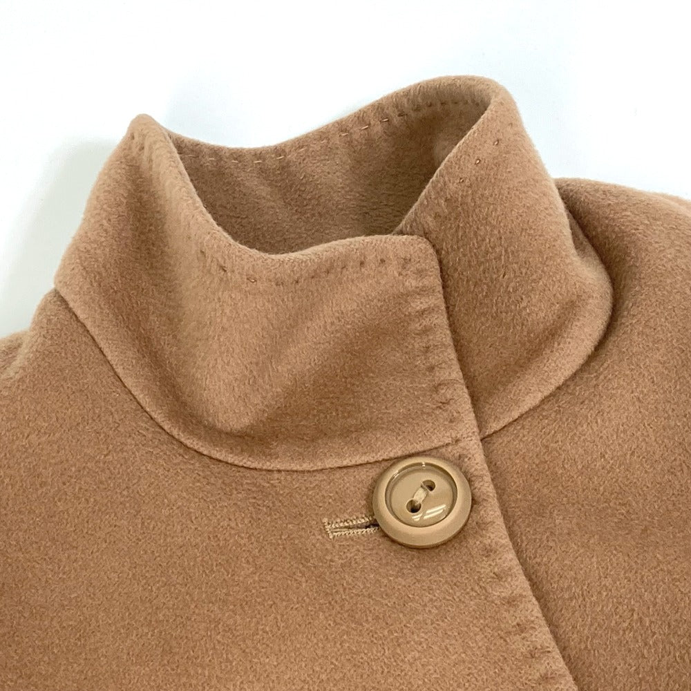 MAX MARA STUDIO スタンドカラーコート 長袖 アパレル ロングコート ウール レディース ブラウン