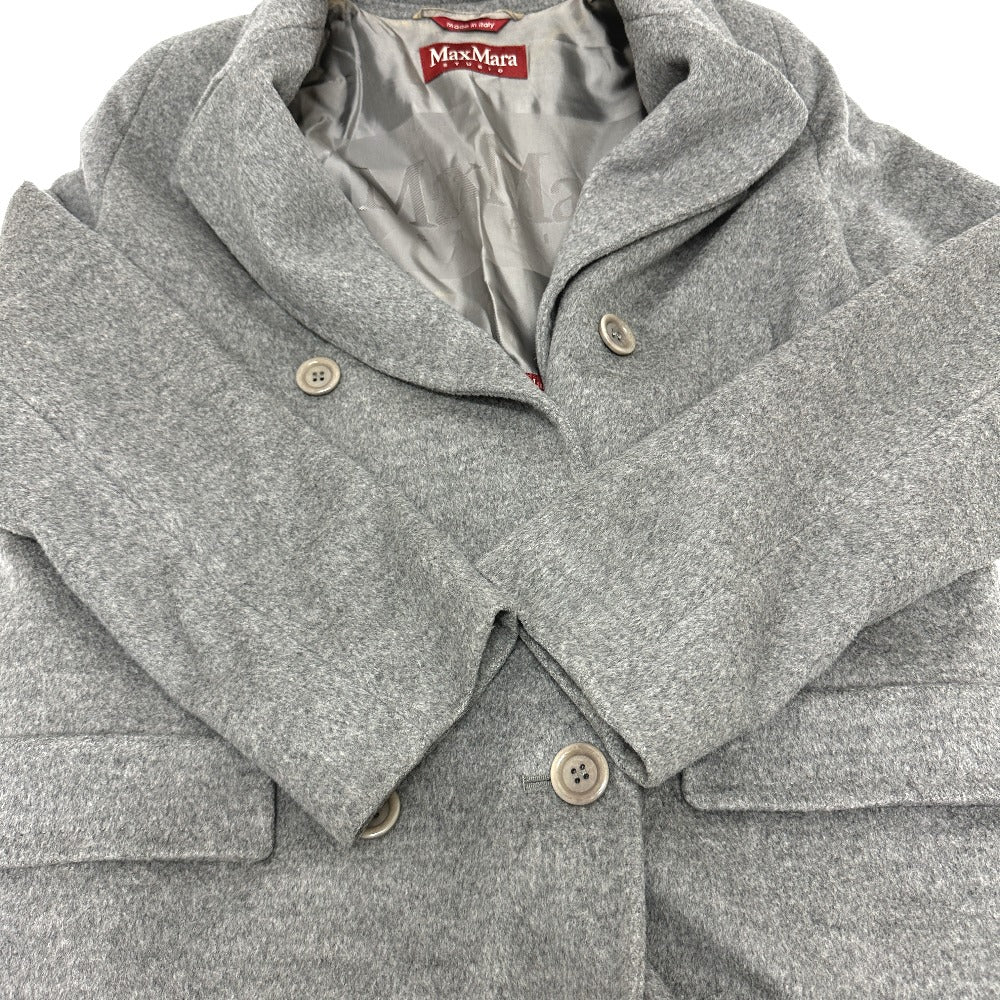 MAX MARA ステュディオ ウールブレンド ダブル テーラード ジャケット ウール レディース グレー - brandshop-reference