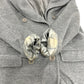 MAX MARA ステュディオ ウールブレンド ダブル テーラード ジャケット ウール レディース グレー - brandshop-reference