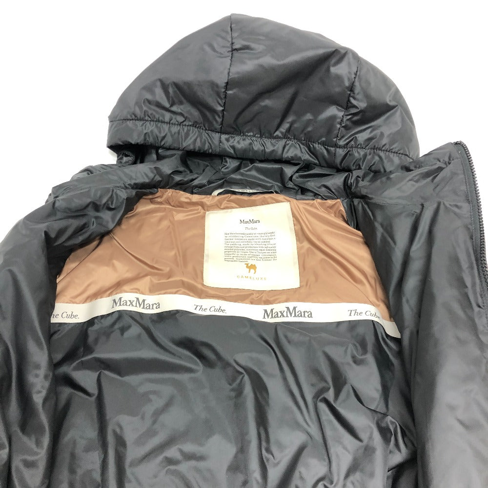 MAX MARA ザキューブ グリーン ショート ジャケット アパレル 長袖 アウター ジャケット ナイロン レディース ブラック