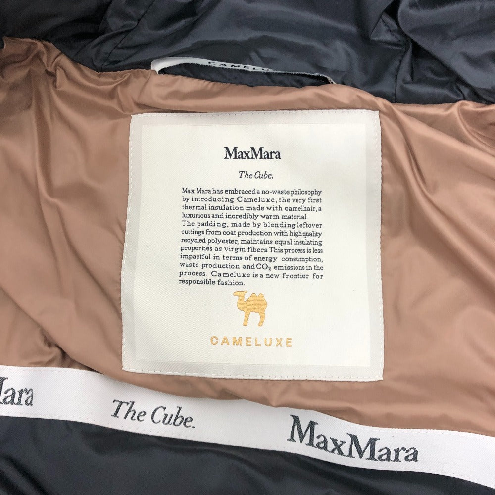 MAX MARA ザキューブ グリーン ショート ジャケット アパレル 長袖 アウター ジャケット ナイロン レディース ブラック