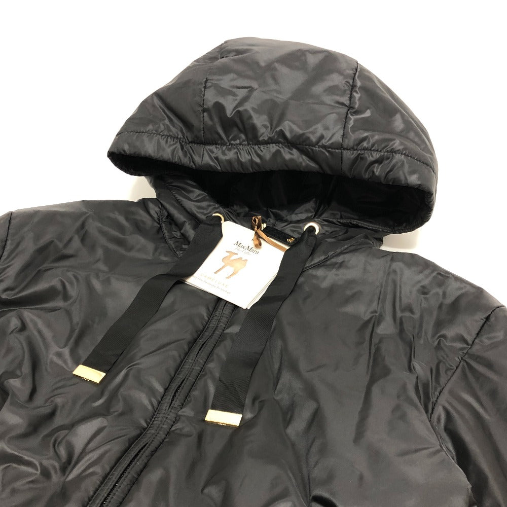 MAX MARA ザキューブ グリーン ショート ジャケット アパレル 長袖 アウター ジャケット ナイロン レディース ブラック