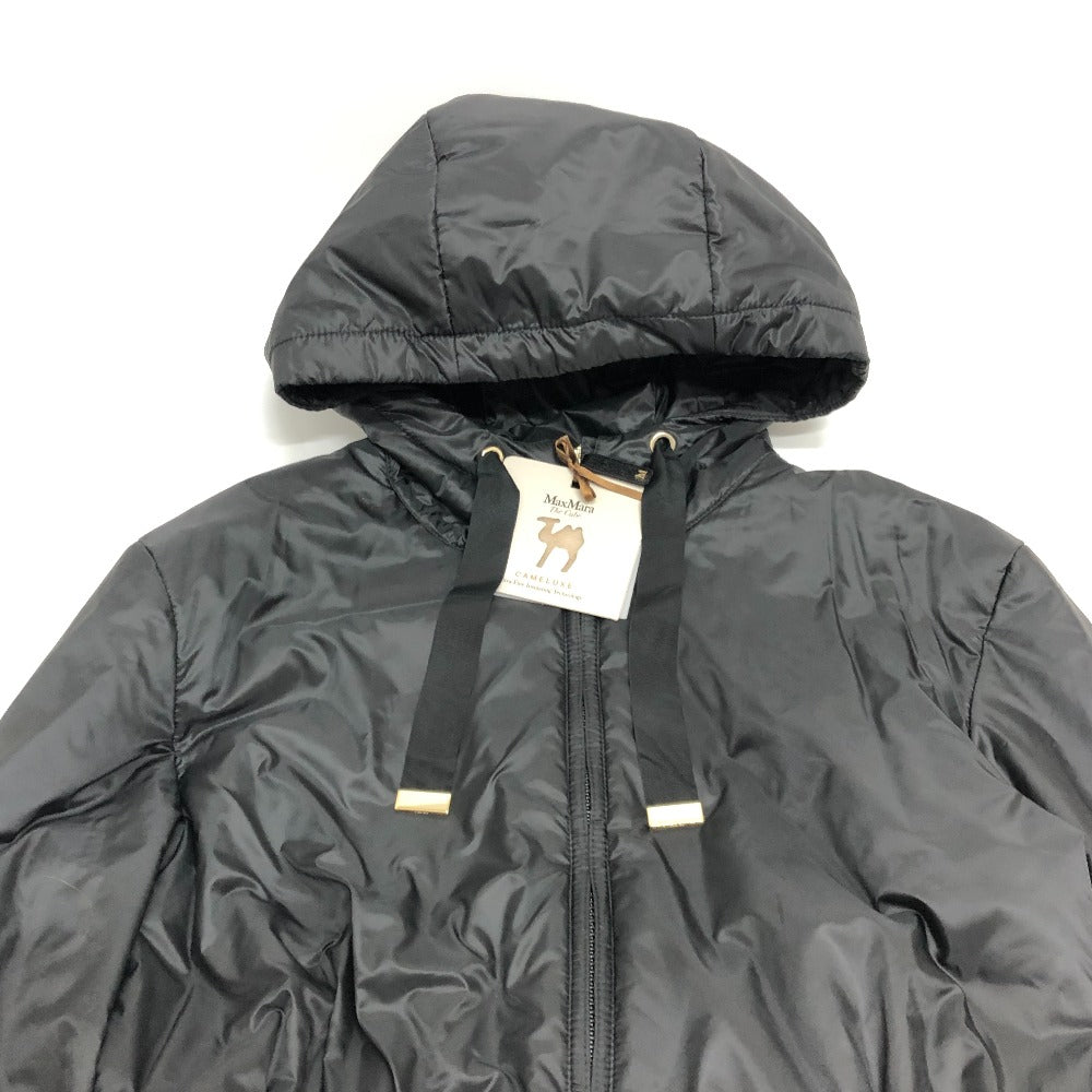 MAX MARA ザキューブ グリーン ショート ジャケット アパレル 長袖 アウター ジャケット ナイロン レディース ブラック
