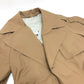 MAX MARA 24190210546 Apparel Twill Spring Coat Outerwear Jacket Trench Coat Cotton Women's Brown