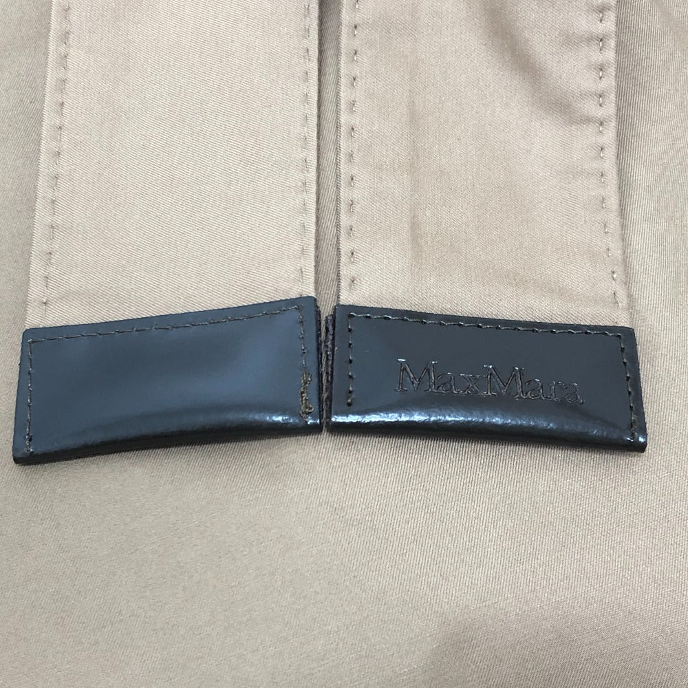 MAX MARA 24190210546 Apparel Twill Spring Coat Outerwear Jacket Trench Coat Cotton Women's Brown