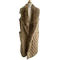 MAX MARA 11560153 Women's Brown Camel Vest with Fur Detail, Polyester