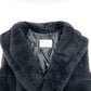 MAX MARA 25212762536 Teddy Bear Gilet Apparel Vest Coat Jacket Alpaca Women's Black