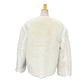 MAX MARA 24110810216 Teddy Bear Zip-Up Jacket in Alpaca, Women's White