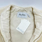 MAX MARA 24110810216 Teddy Bear Zip-Up Jacket in Alpaca, Women's White