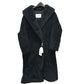 MAX MARA 2521016052 Teddy Bear Apparel Long Coat, Alpaca, Women's, Black
