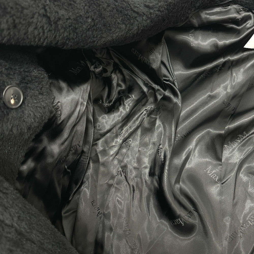 MAX MARA 2521016052 テディベア アパレル ロングコート アルパカ レディース ブラック
