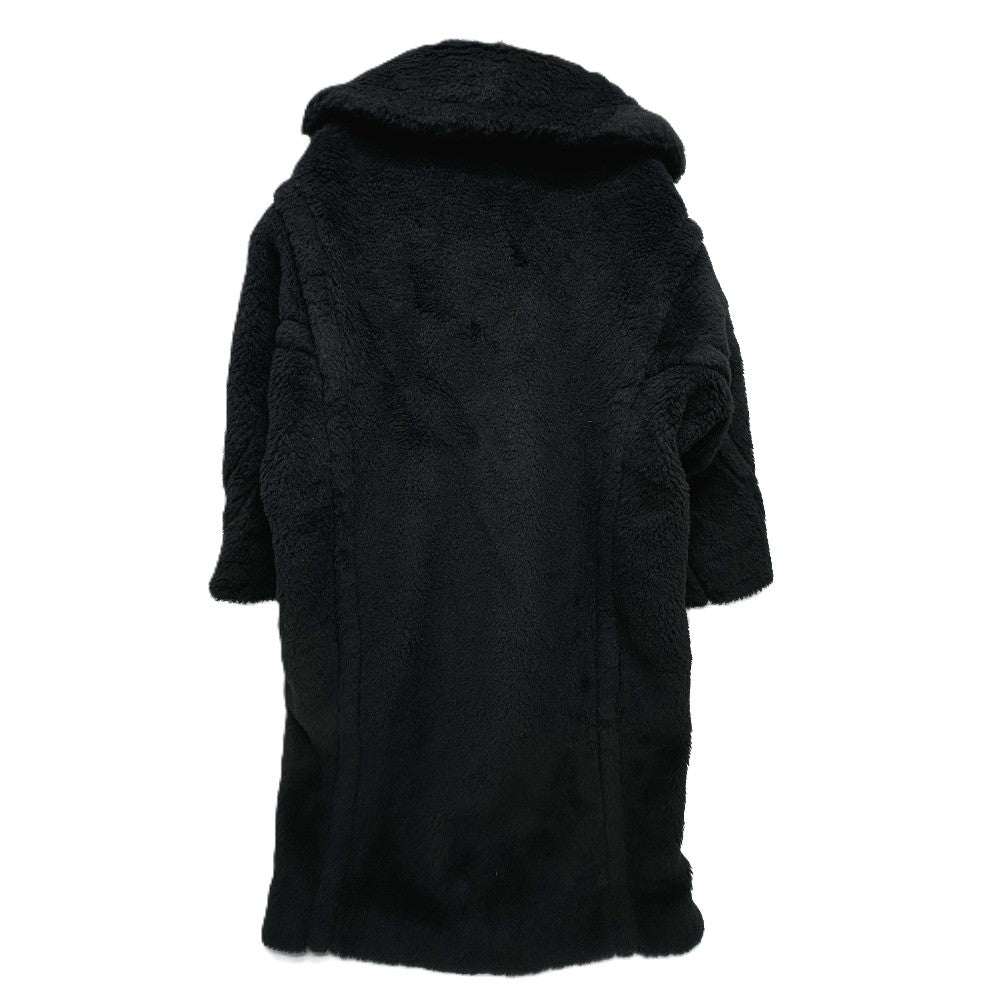 MAX MARA 2521016052 テディベア アパレル ロングコート アルパカ レディース ブラック