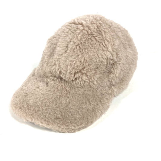 MAX MARA ファー モコモコ テディ teddy 帽子 キャップ帽 ベースボール キャップ ウール レディース ベージュ - brandshop-reference