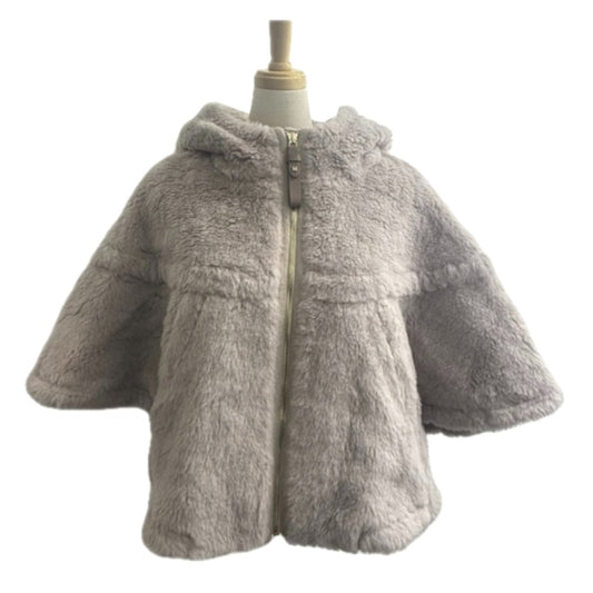 MAX MARA 25247361926 ペタロ テディベア ケープ アパレル アウター フード付 ポンチョ アルパカ レディース グレーベージュ ベージュ