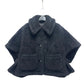 MAX MARA 2524736062 Teddy Bear New Teurelzo Teddy Cape Apparel Poncho Alpaca Ladies Black