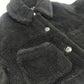 MAX MARA 2524736062 Teddy Bear New Teurelzo Teddy Cape Apparel Poncho Alpaca Ladies Black