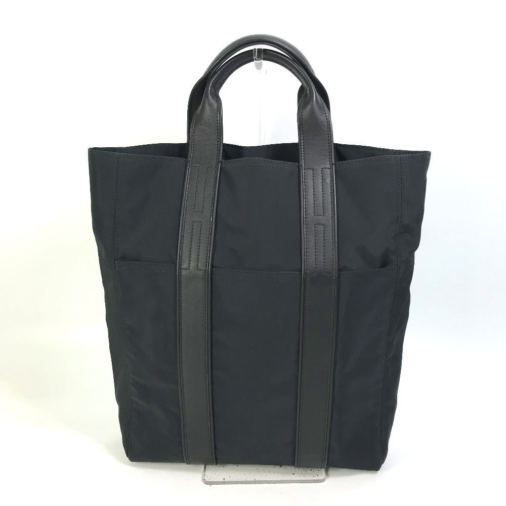 HERMES Acapulco Cabas MM Handbag/Tote Bag Nylon Women's Black