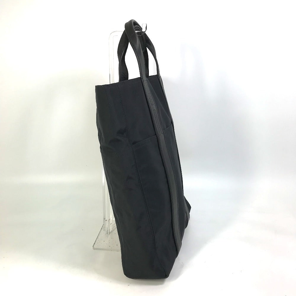 HERMES Acapulco Cabas MM Handbag/Tote Bag Nylon Women's Black