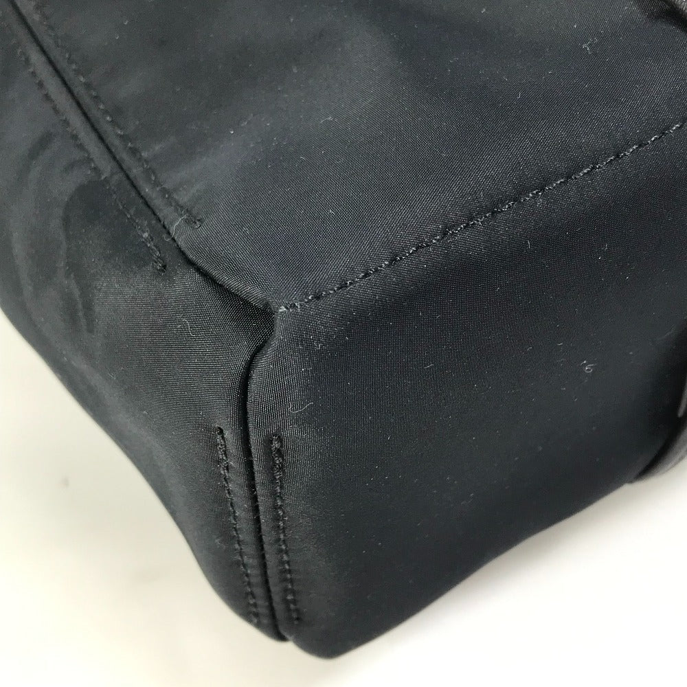 HERMES Acapulco Cabas MM Handbag/Tote Bag Nylon Women's Black