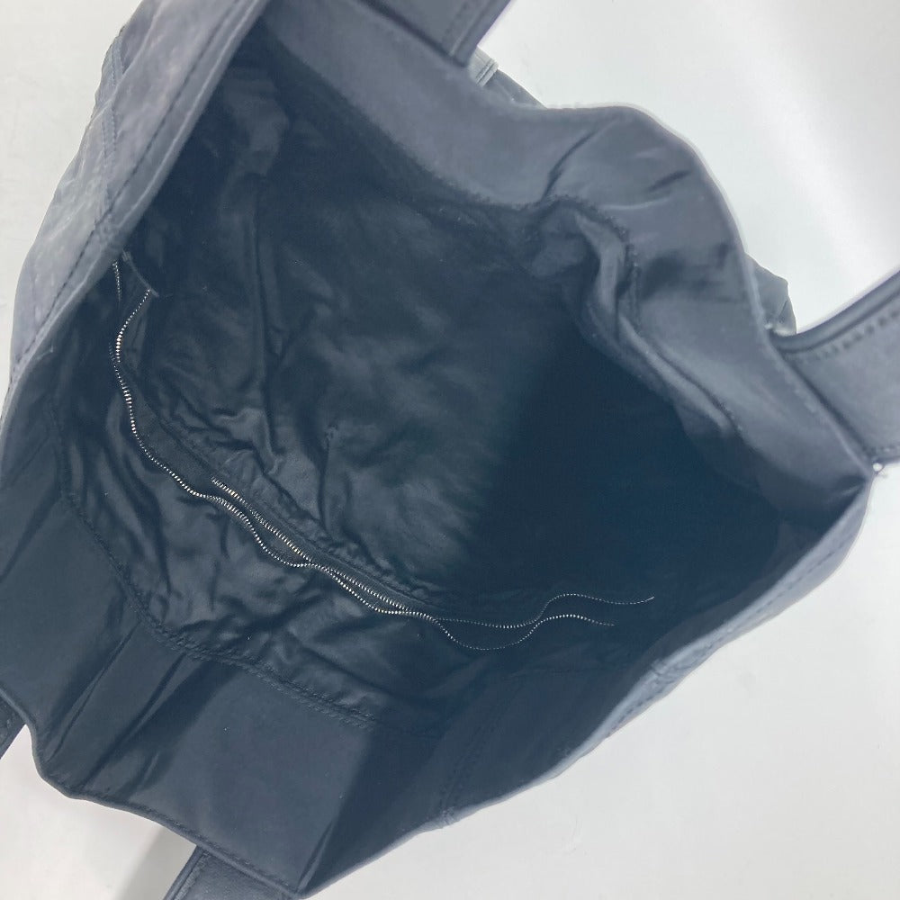 HERMES 縦型 ショルダーバッグ カバン アカプルコカバスMM トートバッグ ナイロン レディース ブラック